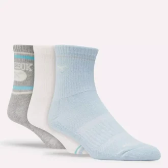 3er-Pack Damen-Frottee-Socken mit mittlerer Höhe