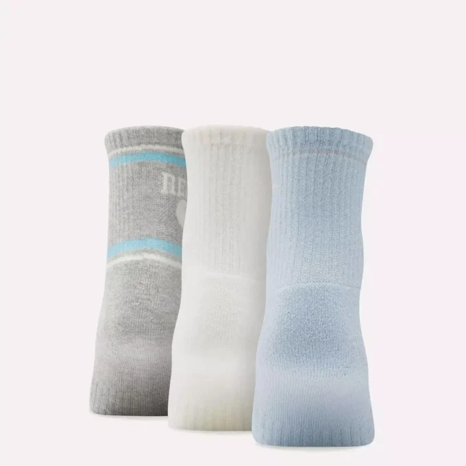 3er-Pack Damen-Frottee-Socken mit mittlerer Höhe