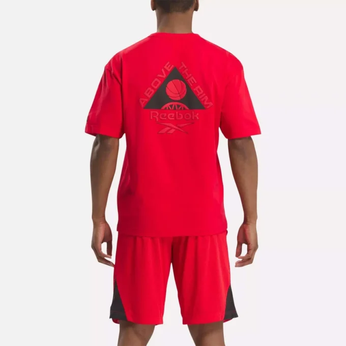 Above the Rim Basketball-T-Shirt für Herren