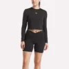 Core Slim Fit Crop Long Sleeve Tee für Damen