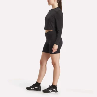 Core Slim Fit Crop Long Sleeve Tee für Damen