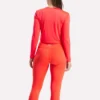 Core Slim Fit Crop Long Sleeve Tee für Damen