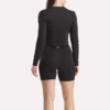 Core Slim Fit Crop Long Sleeve Tee für Damen