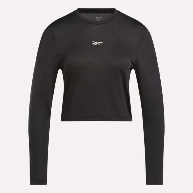 Core Slim Fit Crop Long Sleeve Tee für Damen