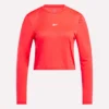Core Slim Fit Crop Long Sleeve Tee für Damen