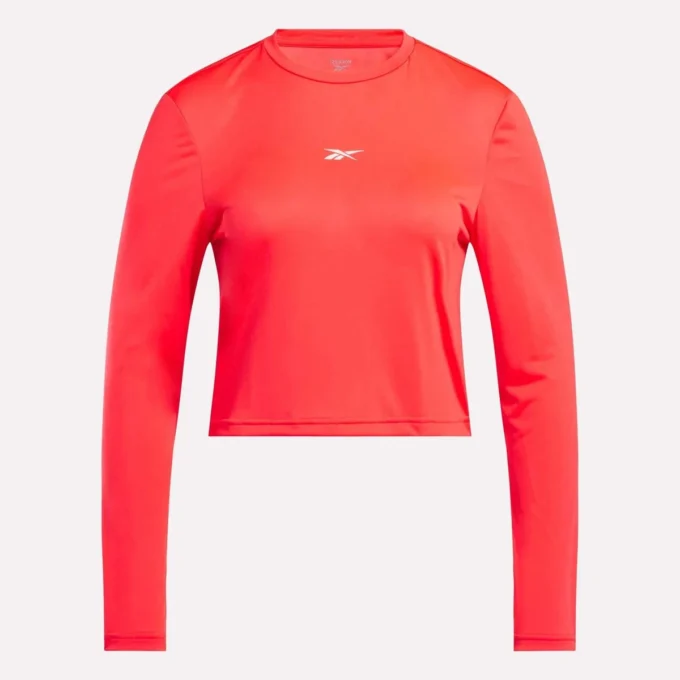 Core Slim Fit Crop Long Sleeve Tee für Damen