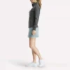 Damen-Golfjacke mit durchgehendem Reißverschluss und Nahtdetails