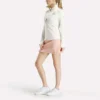 Damen-Golfjacke mit durchgehendem Reißverschluss und Nahtdetails