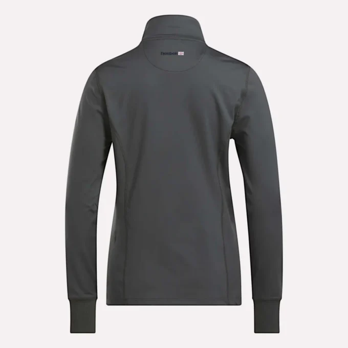 Damen-Golfjacke mit durchgehendem Reißverschluss und Nahtdetails