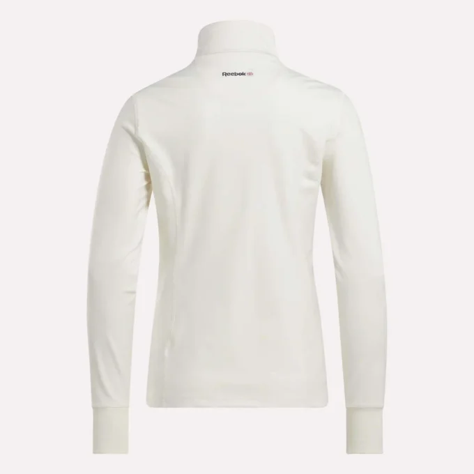 Damen-Golfjacke mit durchgehendem Reißverschluss und Nahtdetails