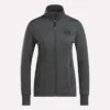 Damen-Golfjacke mit durchgehendem Reißverschluss und Nahtdetails
