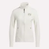 Damen-Golfjacke mit durchgehendem Reißverschluss und Nahtdetails