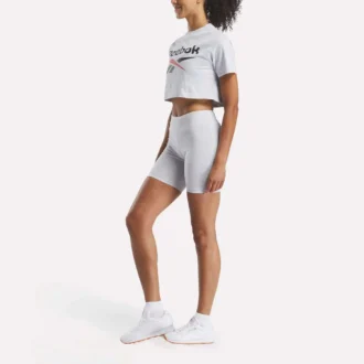 Damen-Radhose mit kleinem Logo