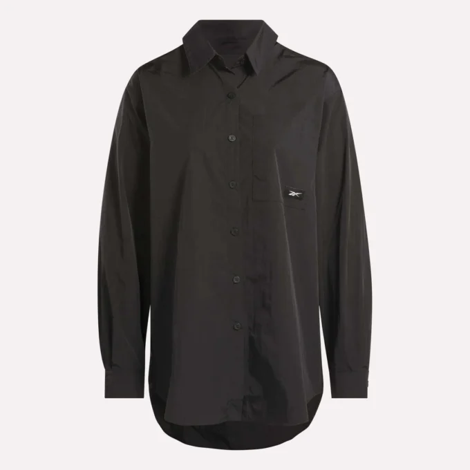 Damen-Studio-Shirt mit Knopfleiste Damen-Studio-Shirt mit Knopfleiste