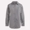 Damen-Studio-Shirt mit Knopfleiste Damen-Studio-Shirt mit Knopfleiste