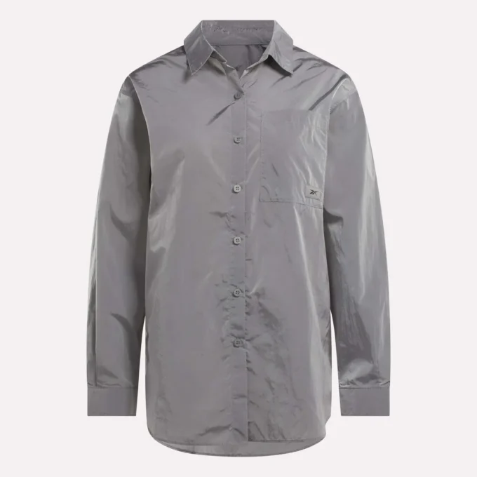 Damen-Studio-Shirt mit Knopfleiste Damen-Studio-Shirt mit Knopfleiste