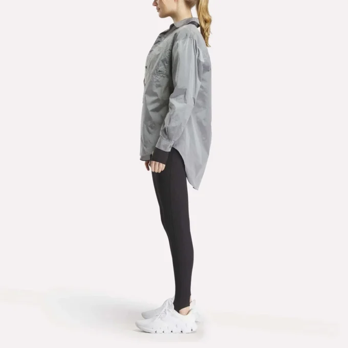 Damen-Studio-Shirt mit Knopfleiste Damen-Studio-Shirt mit Knopfleiste