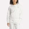 Damen-Sweatshirt mit durchgehendem Reißverschluss und kleinem Vektor
