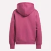 Damen-Sweatshirt mit durchgehendem Reißverschluss und kleinem Vektor