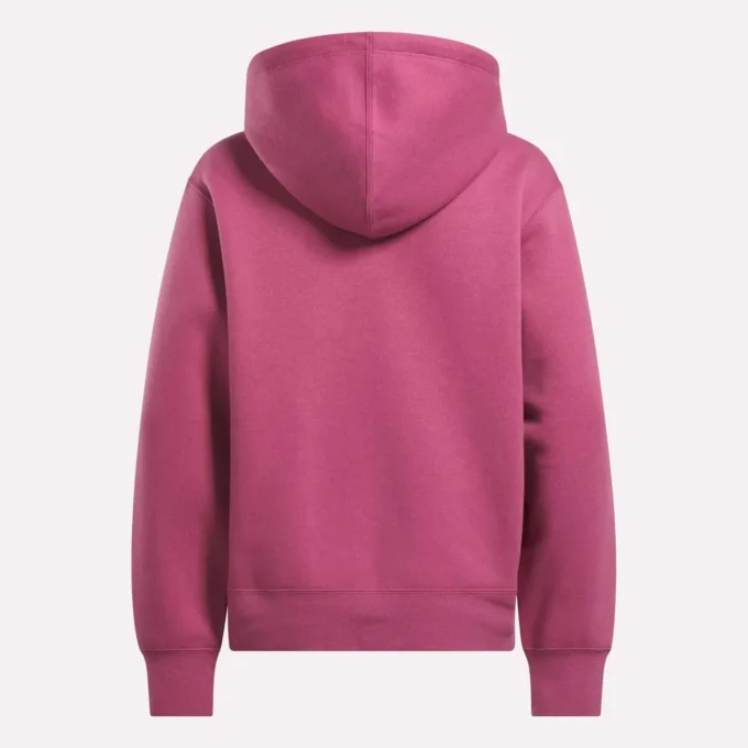 Damen-Sweatshirt mit durchgehendem Reißverschluss und kleinem Vektor