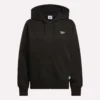 Damen-Sweatshirt mit durchgehendem Reißverschluss und kleinem Vektor