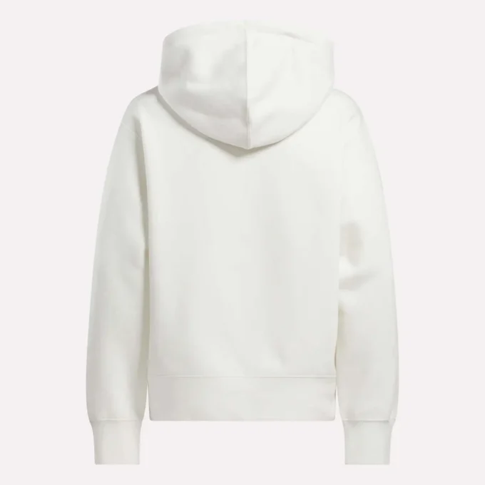 Damen-Sweatshirt mit durchgehendem Reißverschluss und kleinem Vektor