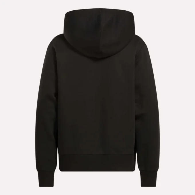 Damen-Sweatshirt mit durchgehendem Reißverschluss und kleinem Vektor