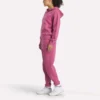 Damen-Sweatshirt mit durchgehendem Reißverschluss und kleinem Vektor