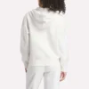 Damen-Sweatshirt mit durchgehendem Reißverschluss und kleinem Vektor