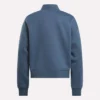 Damen-Sweatshirt mit kleinem Stehkragen