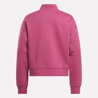 Damen-Sweatshirt mit kleinem Stehkragen