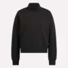 Damen-Sweatshirt mit kleinem Stehkragen