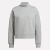 Damen-Sweatshirt mit kleinem Stehkragen