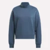 Damen-Sweatshirt mit kleinem Stehkragen