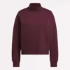 Damen-Sweatshirt mit kleinem Stehkragen