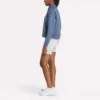 Damen-Sweatshirt mit kleinem Stehkragen