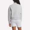 Damen-Sweatshirt mit kleinem Stehkragen