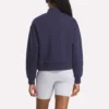 Damen-Sweatshirt mit kleinem Stehkragen
