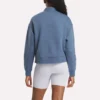 Damen-Sweatshirt mit kleinem Stehkragen