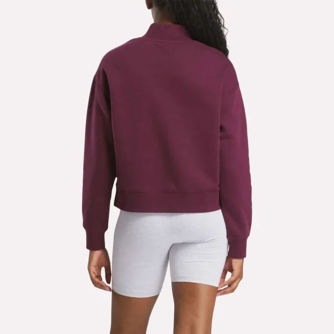 Damen-Sweatshirt mit kleinem Stehkragen