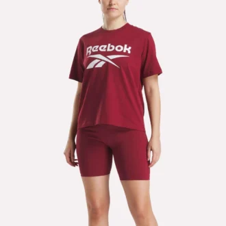 Damen-T-Shirt mit großem Logo und Oversize-Passform