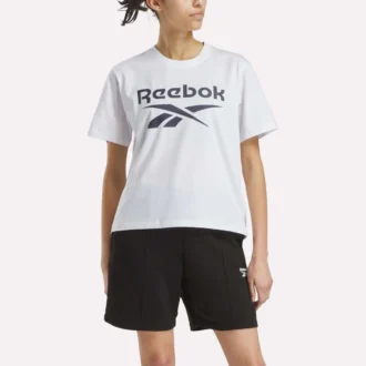 Damen-T-Shirt mit großem Logo und Oversize-Passform