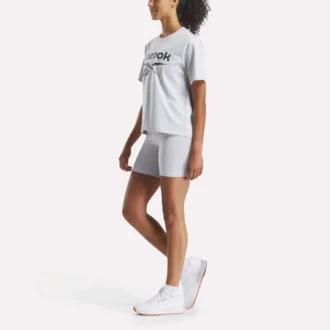 Damen-T-Shirt mit großem Logo und Oversize-Passform