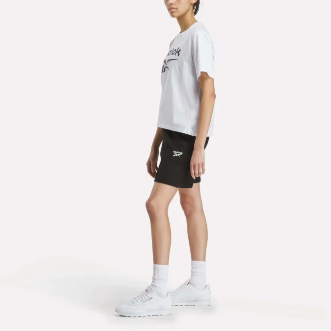 Damen-T-Shirt mit großem Logo und Oversize-Passform