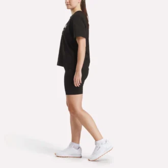 Damen-T-Shirt mit großem Logo und Oversize-Passform