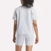 Damen-T-Shirt mit großem Logo und Oversize-Passform