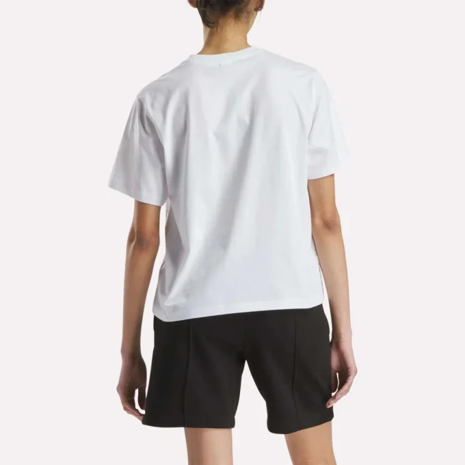 Damen-T-Shirt mit großem Logo und Oversize-Passform