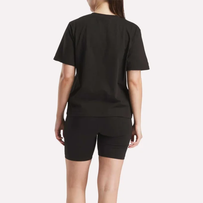 Damen-T-Shirt mit großem Logo und Oversize-Passform