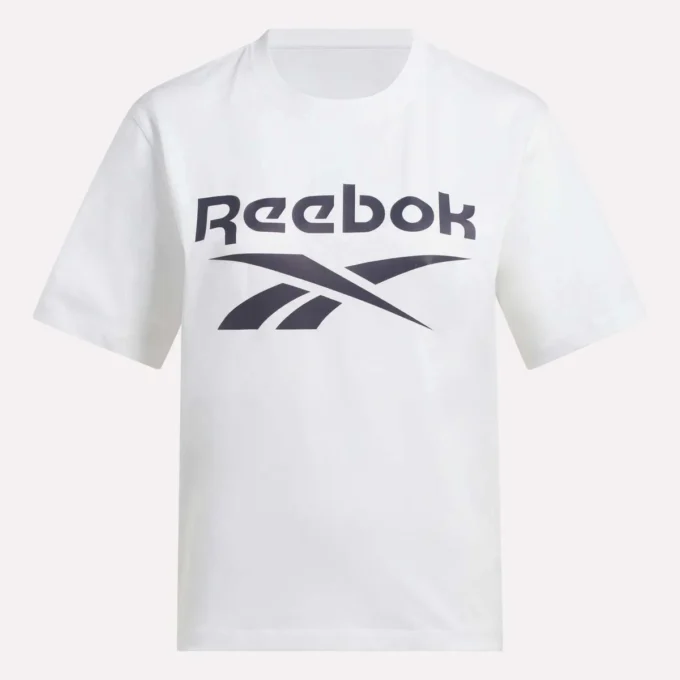 Damen-T-Shirt mit großem Logo und Oversize-Passform