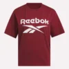 Damen-T-Shirt mit großem Logo und Oversize-Passform